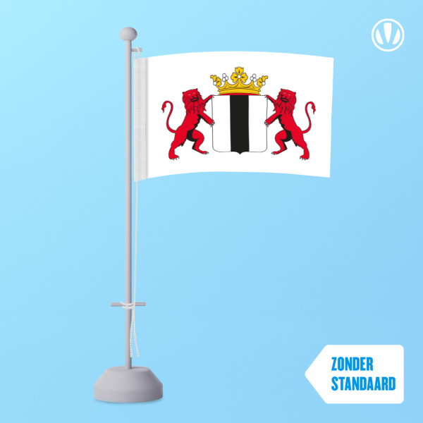 Tafelvlag delft met schild 10x15cm