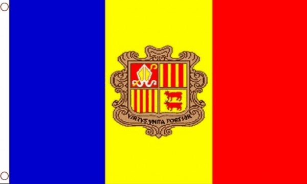 vlag Andorra met wapen 60x90cm Best Value