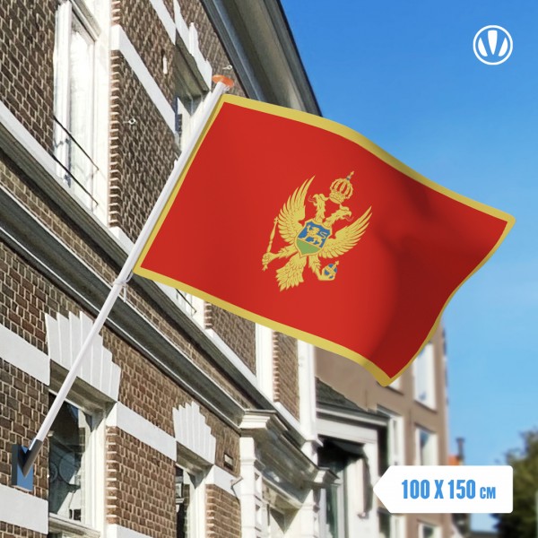 Vlag Montenegro 100x150