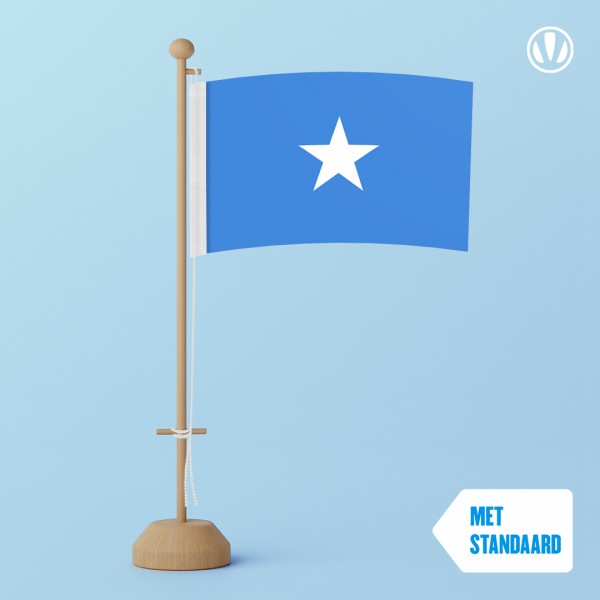 Tafelvlag Somalie met standaard