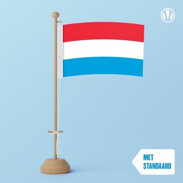 Tafelvlag Luxemburg met standaard