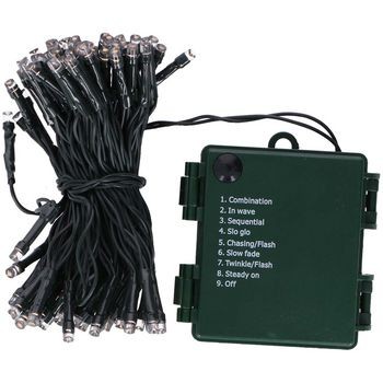 Kerstverlichting lichtsnoer 96 led lampjes