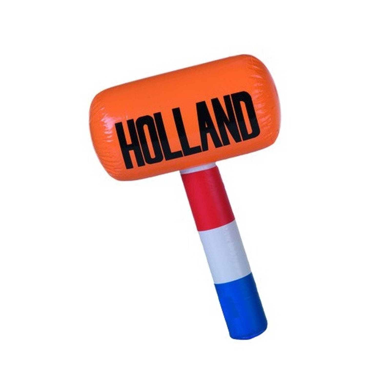 Opblaasbare hamer Holland in oranje, rood, wit, blauw koop je goedkoop bij