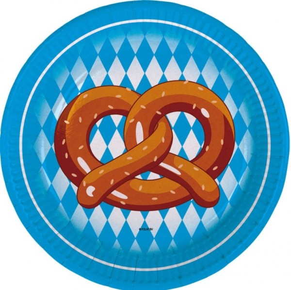 Borden Oktoberfest Bordjes 8 stuks