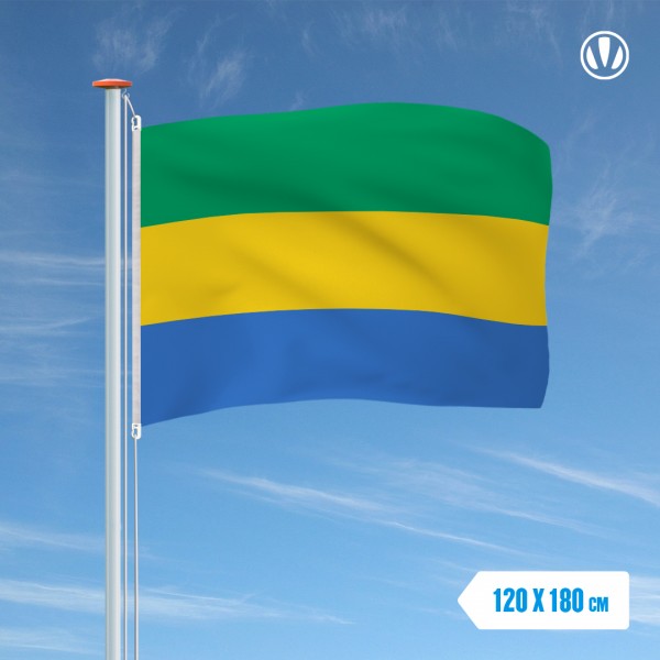 Vlag Gabon 120x180cm