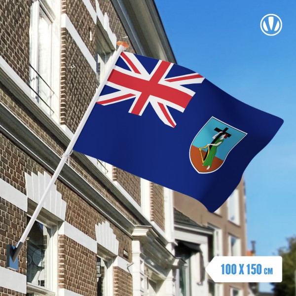 Vlag Montserrat 100x150