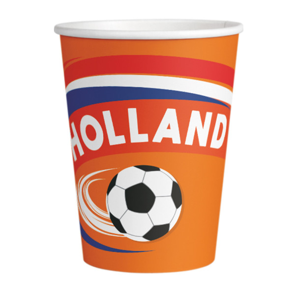 Voetbal bekertjes Oranje