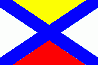 vlag Katwijk, huidige Katwijkse vlag 70x100cm