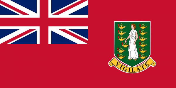Vlag Britse Maagdeneilanden Koopvaardij