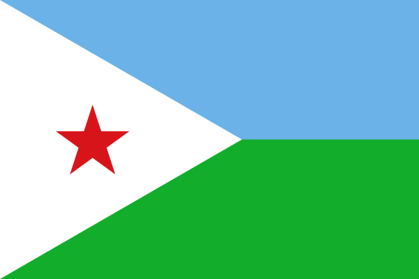 Vlag Djibouti 70x100cm