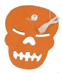 Slinger papier skull 3m Halloween, Sint Maarten