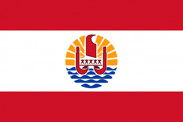 Vlag Frans-Polynesie 30x45 cm