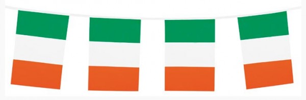 vlaggenlijn Ierland, Ierse vlaggenlijn rechthoekig 10m