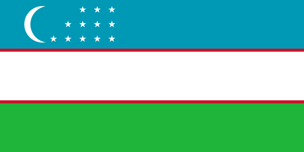 Vlag Oezbekistan 70x100cm