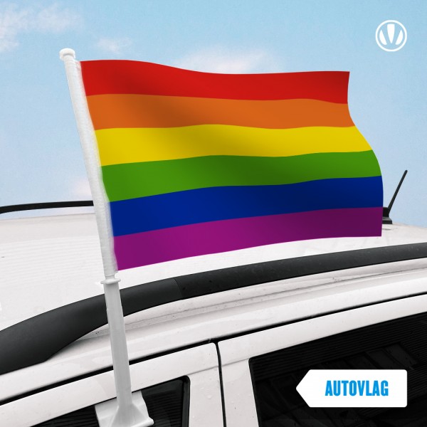 Autovlag Regenboog