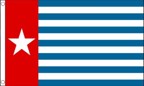 vlag West Papoea | Morgenster vlaggen vrij Papua 90x150cm Best Value