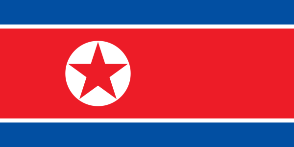 Vlag Noord-Korea 70x100cm