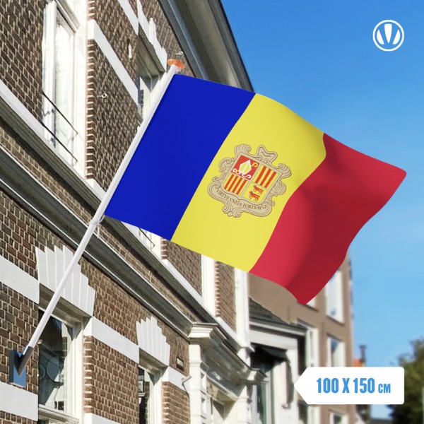 Vlag Andorra 100x150