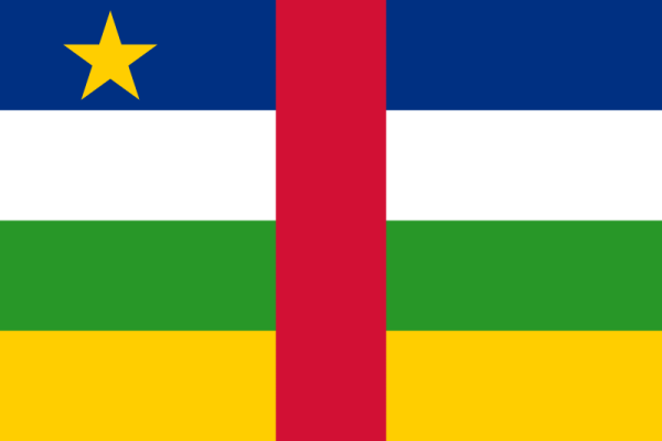 Vlag Centraal Afrikaanse Republiek 70x100cm