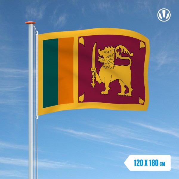 Vlag Sri-Lanka 120x180cm