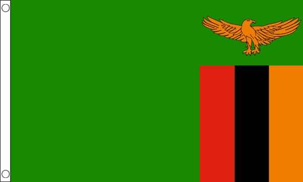Vlag Zambia 60x90cm