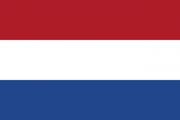 Auto sticker Nederlandse vlag mat