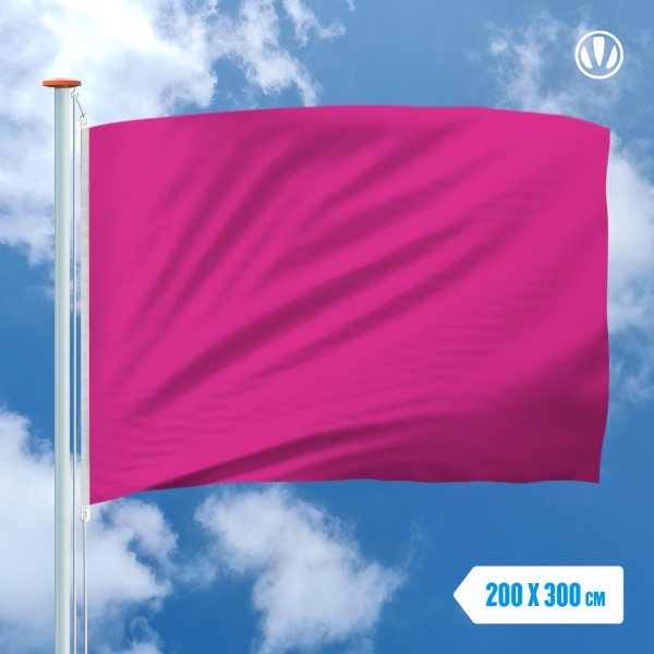 Vlag Fuchsia 200x300cm