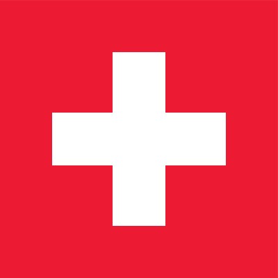 Zwitserse vlag | vlaggen Zwitserland 100x100cm