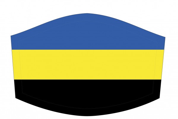 Mondkapje Gelderland Gelderse vlag ontwerp