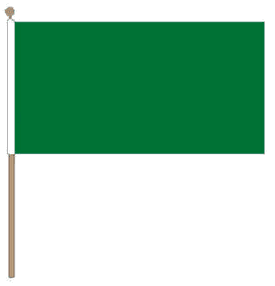 Zwaaivlag groen 15x22,5cm