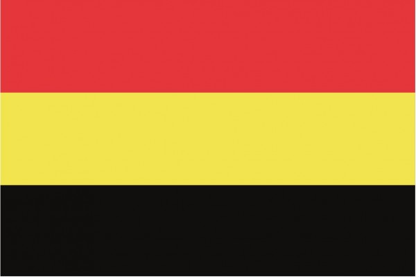 Voormalige Belgische vlag 100x150cm uit 1830