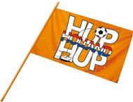 Hup Holland zwaaivlag stok 60cm voor EK WK