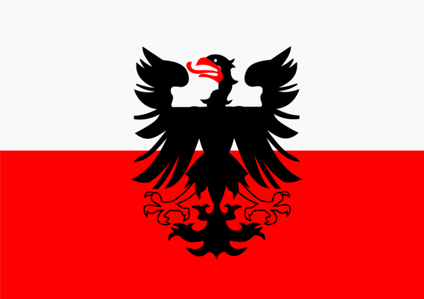 Vlag Deventer 30x45cm