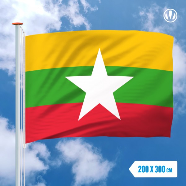 Grote Mastvlag Myanmar