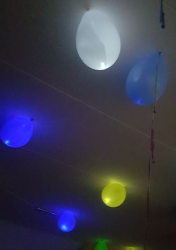 Led ballonnen gemengde kleuren 5 stuks, 15 uur
