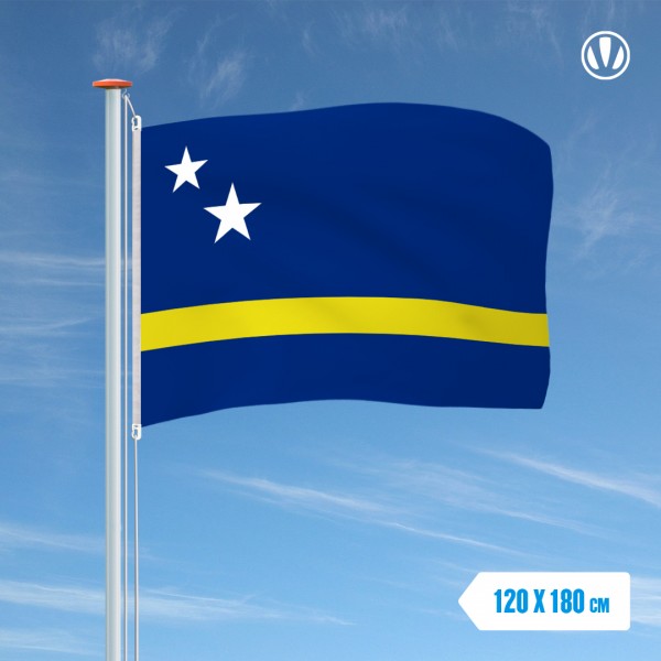 Vlag Curacao 120x180cm