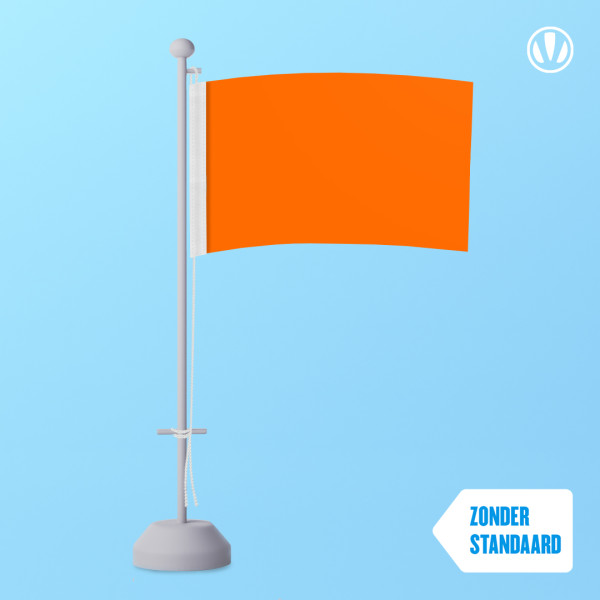 Oranje tafelvlag 10x15cm