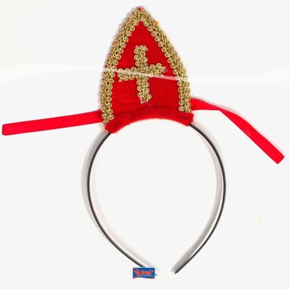 Aan het liegen evalueren achterzijde Sinterklaas Tiara met Mijter en ledverlichting voordelig kopen bij  Vlaggenclub!