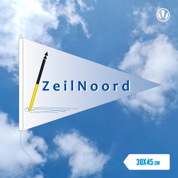 Wimpel Zeilnoord 30x45cm Spunpoly