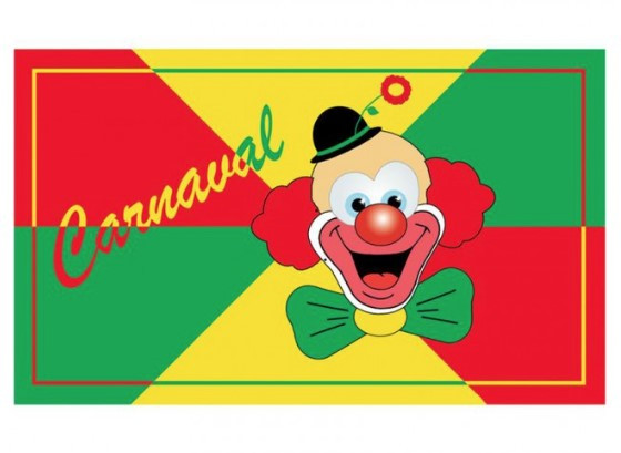 Vlag Carnaval Limburg Clown 90x150cm