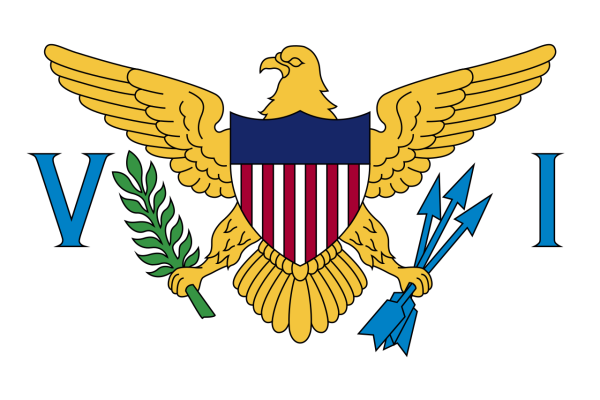 Vlag Amerikaanse Maagdeneilanden 70x100cm