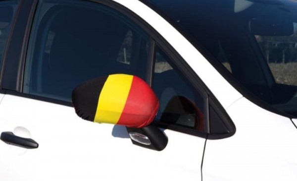 Autospiegelhoes met Belgische vlag