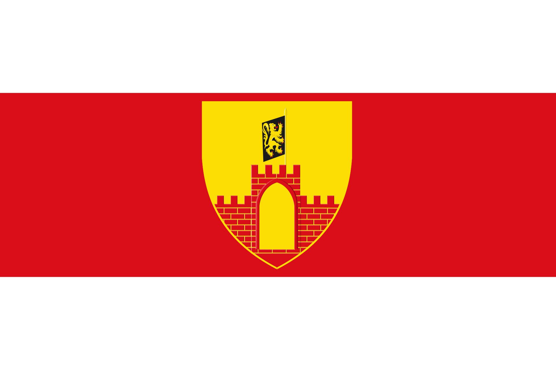 Vlag Merchtem 100x150cm | Vlaggenclub