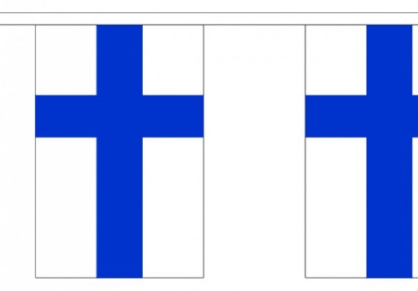 Vlaggenlijn Finland - 3 meter | Stof