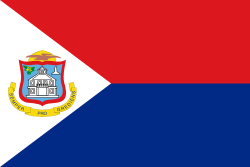 vlag Sint Maarten 30x45cm vlaggen Sint maarten kopen gastenvlag