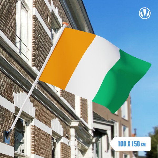 Vlag Ivoorkust 100x150