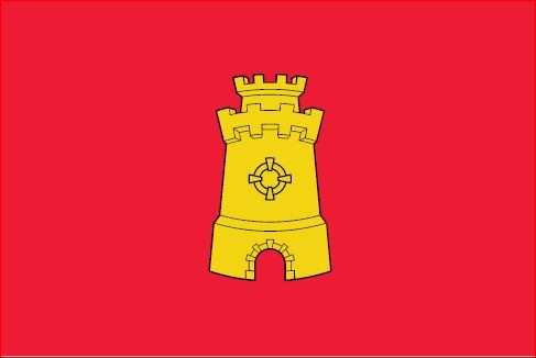 Vlag Middelburg 30x45cm Middelburgse vlaggen
