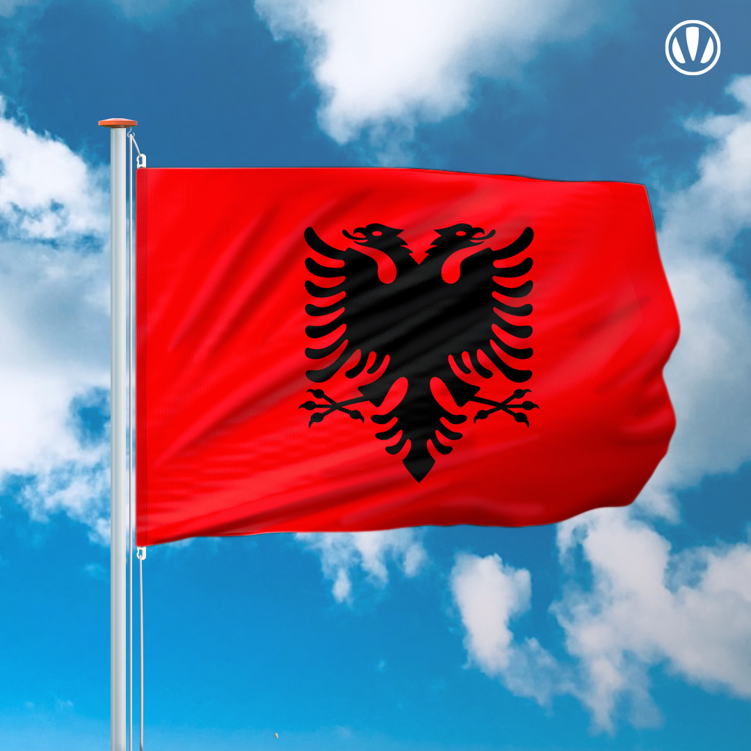 Vlag Albanië