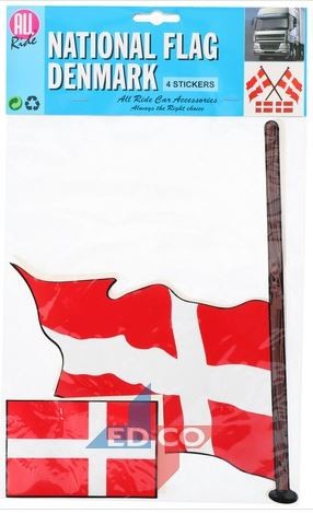 Stickers vlag Denemarken