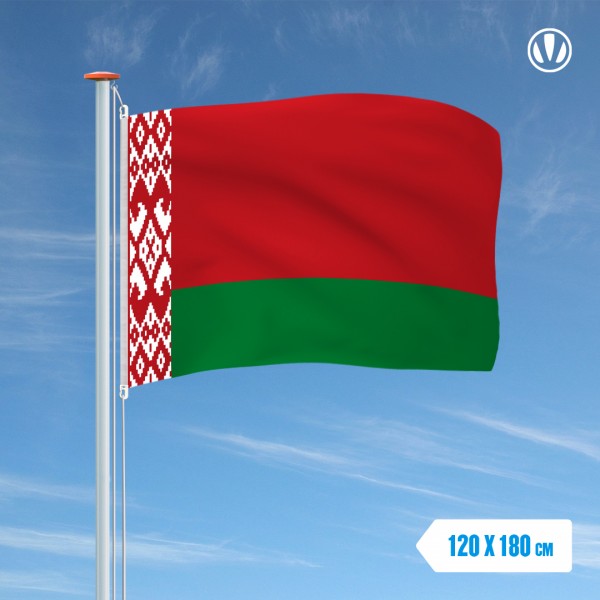 Vlag Wit-Rusland 120x180cm